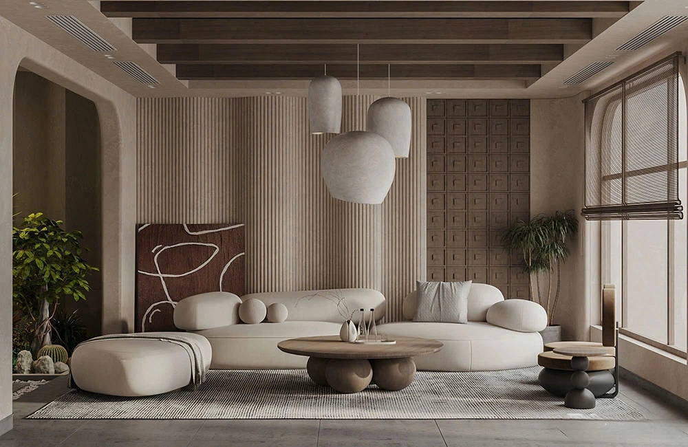 Phong cách nội thất nhà phố Wabi Sabi