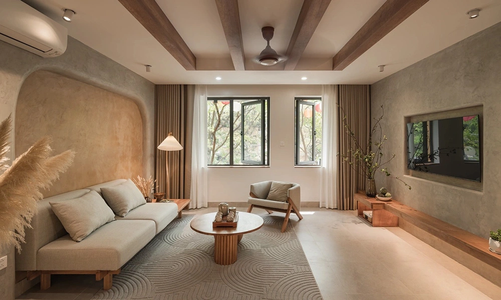 Phong cách nội thất nhà phố Wabi Sabi