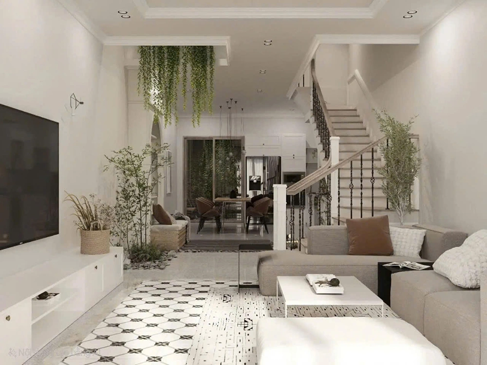 Thiết kế không gian mở (liền bếp)