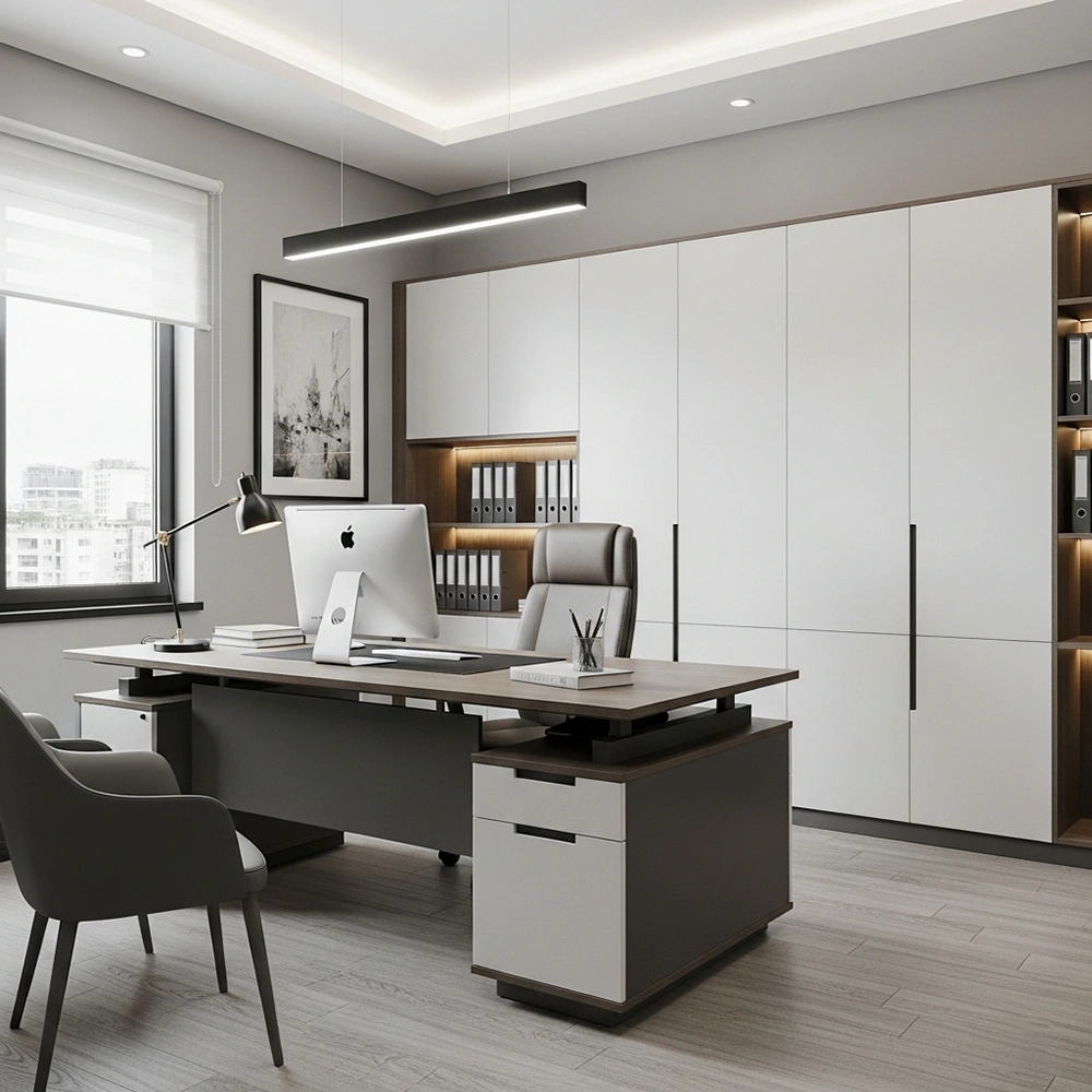 Biến không gian 18m² thành phòng Giám đốc sang trọng tại văn phòng Vinhomes Central Park