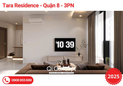 Báo Giá Thiết Kế Nội Thất Căn Hộ Tara Residence 3PN Trọn Gói