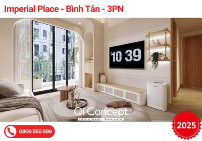 Mẫu Thiết Kế Nội Thất Chung Cư Imperial Place 3PN Đẹp Mê Ly