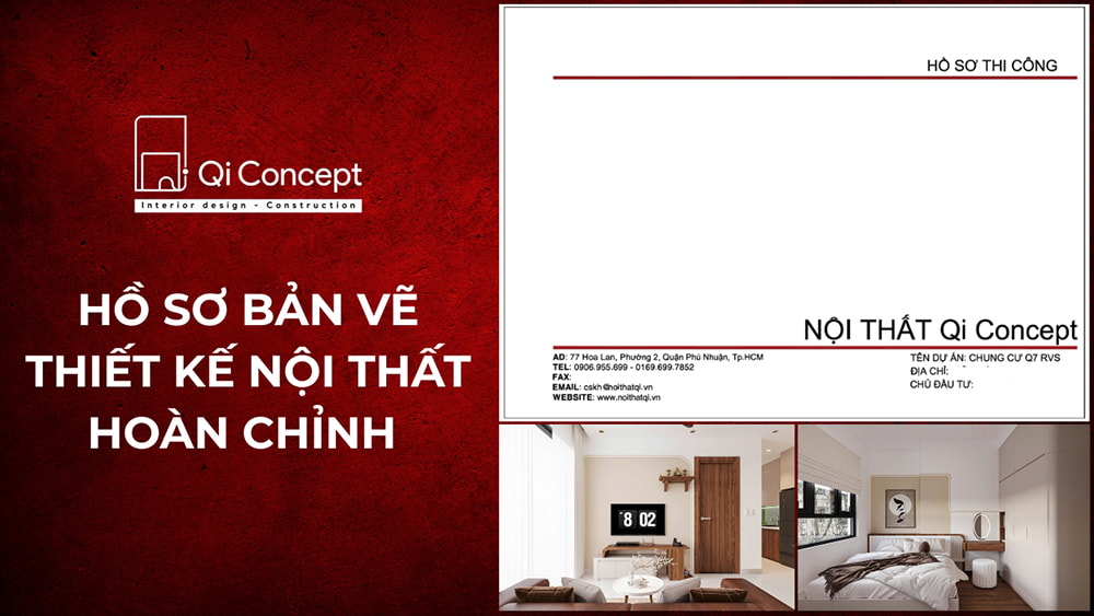 Bộ hồ sơ thiết kế nội thất hoàn chỉnh bao gồm những gì?