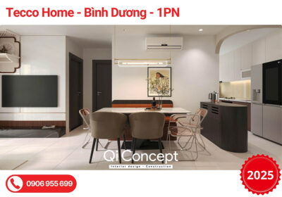 Khám Phá Mẫu Thiết Kế Chung Cư Tecco Home 1PN Đẳng Cấp