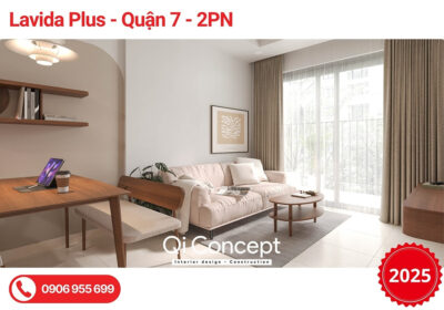 Ý Tưởng Thiết Kế Nội Thất Chung Cư 2PN Lavida Plus