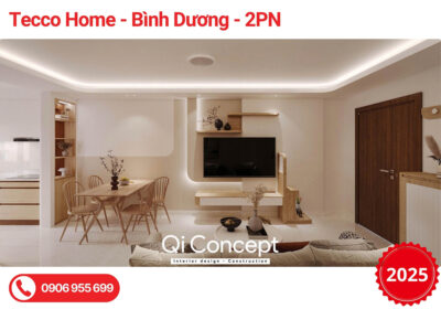 Khám Phá Mẫu Thiết Kế Nội Thất Chung Cư Tecco Home 2PN