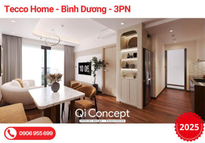 Mẫu Thiết Kế Nội Thất Tecco Home 3 Phòng Ngủ Sang Trọng