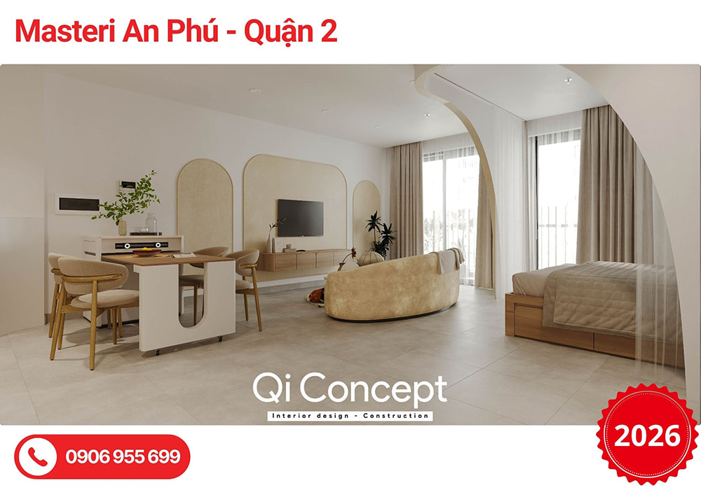 Thiết Kế Nội Thất Căn Hộ Masteri An Phú Đẹp Kèm Báo Giá 2026