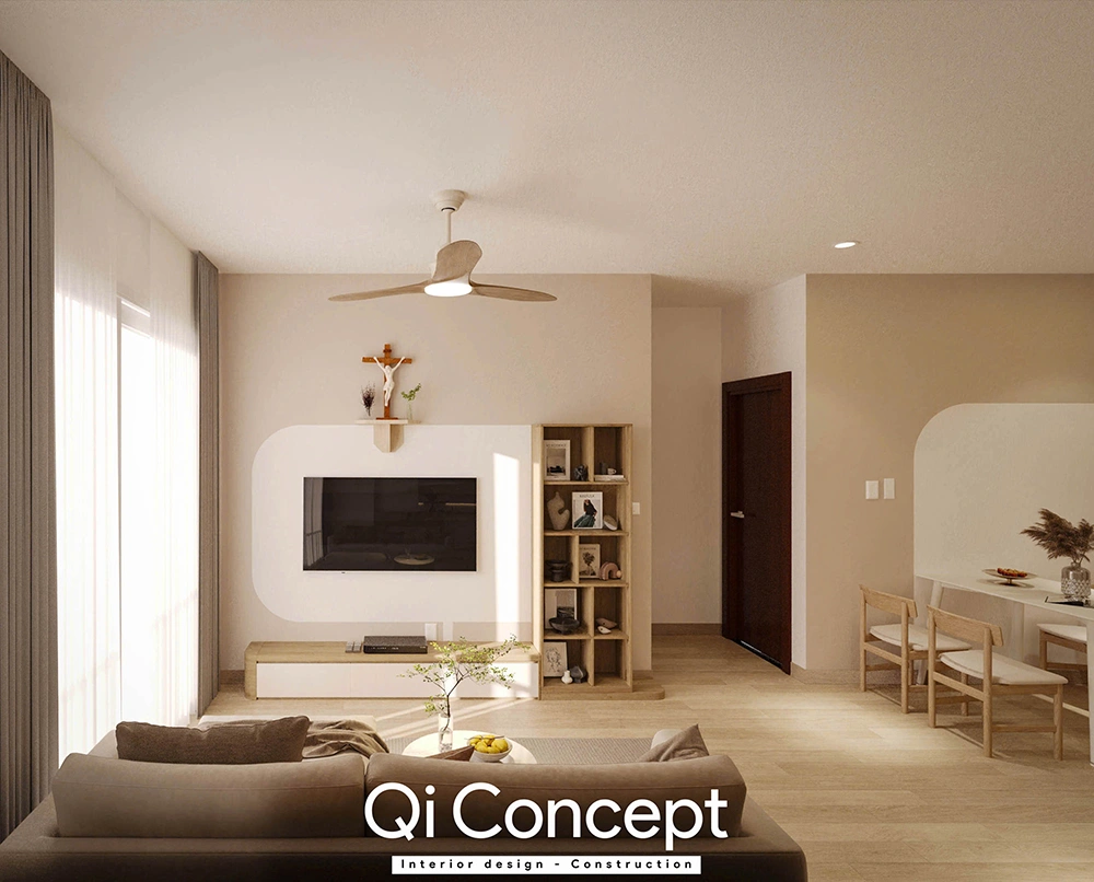 Nội thất phòng khách hiện đại Masteri Grand View