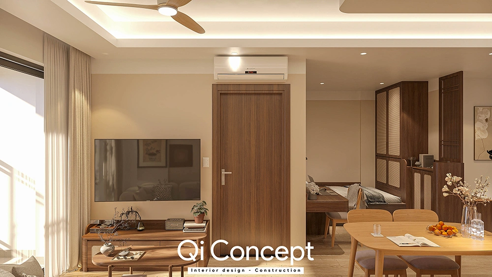 Tổng quan phòng khách chung cư Q7 Saigon Riverside