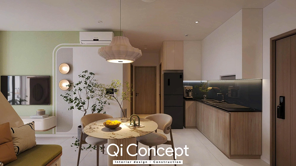 Không gian bếp tiện nghi dự án Victoria Village