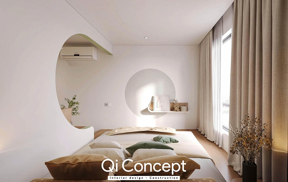 Phòng ngủ ngập tràn ánh sáng tại Victoria Village