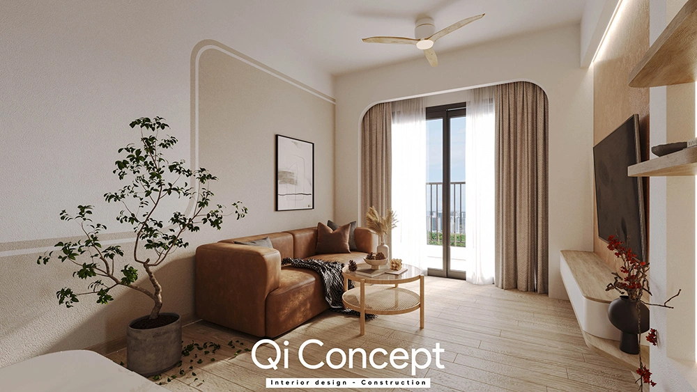 Góc nhìn Sofa và bàn ăn tại căn hộ West Gate