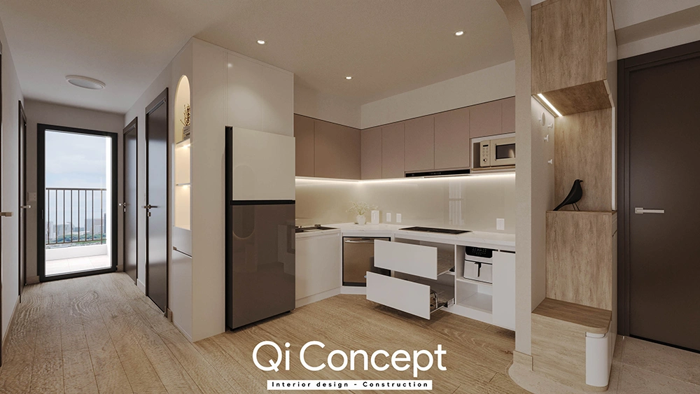 Nội thất phòng ngủ master căn hộ West Gate