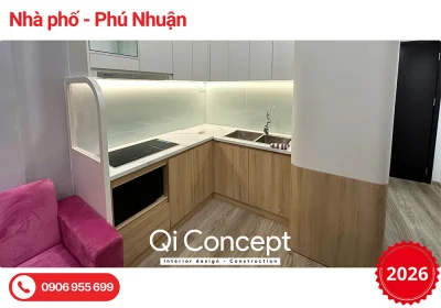 Thực Tế Thi Công Nội Thất Studio Phú Nhuận - Bàn Giao Sắc Nét Chuẩn Bản Vẽ 3D