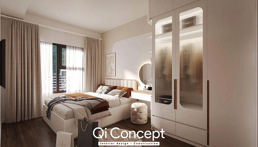 Ngăn kéo dưới sàn cho phòng ngủ nhỏ không giường