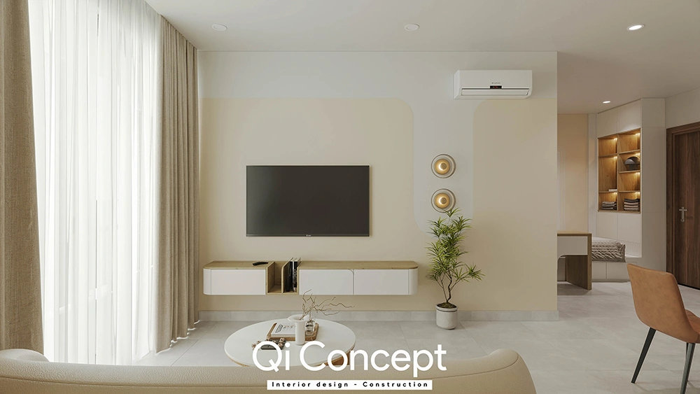 Kệ TV phòng khách hiện đại MT Eastmark 1+1PN