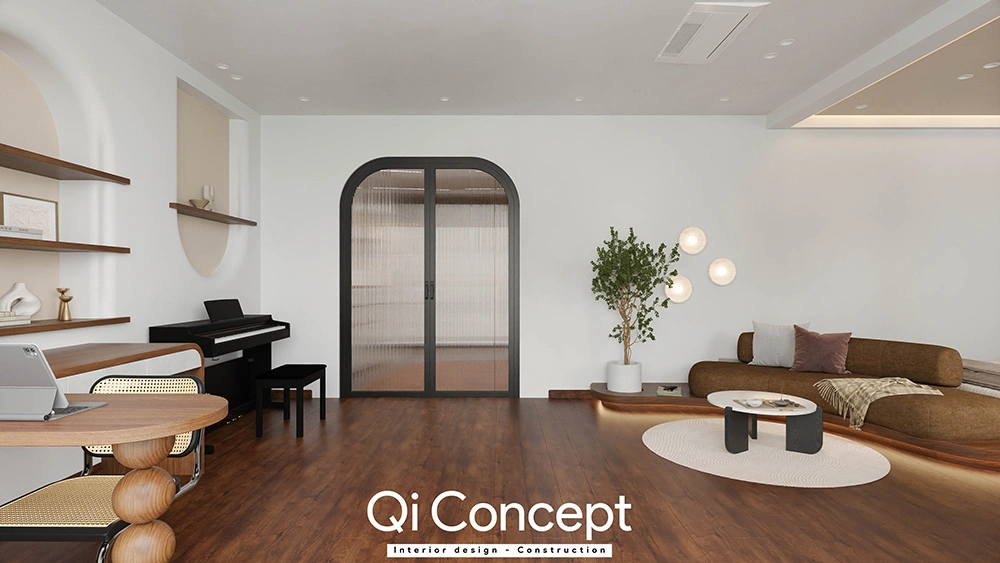 Bố trí không gian mở nhà phố Gò Vấp