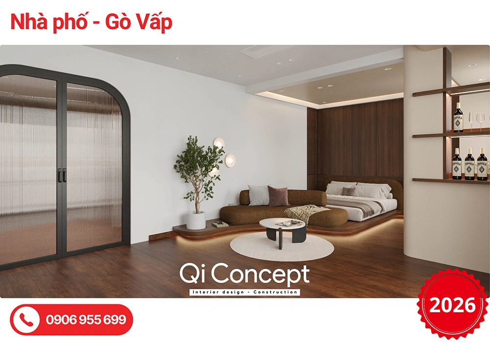 Thiết kế nội thất nhà phố Gò Vấp: Không gian hiện đại & Báo giá thi công
