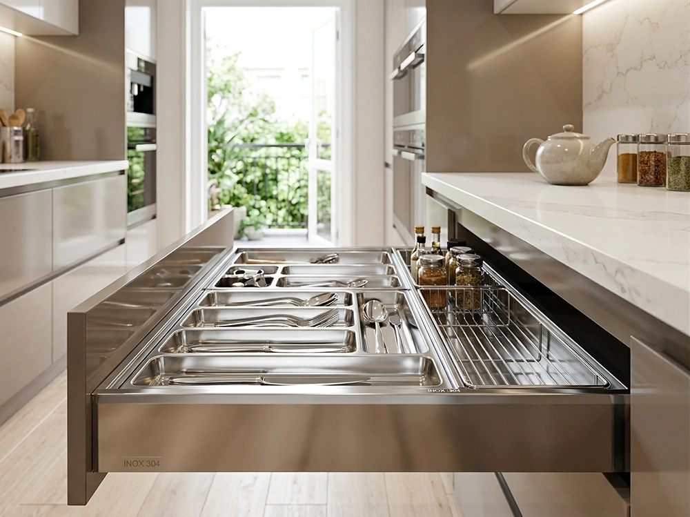 Phụ kiện khay chia thìa dĩa trang trí nội thất nhà bếp