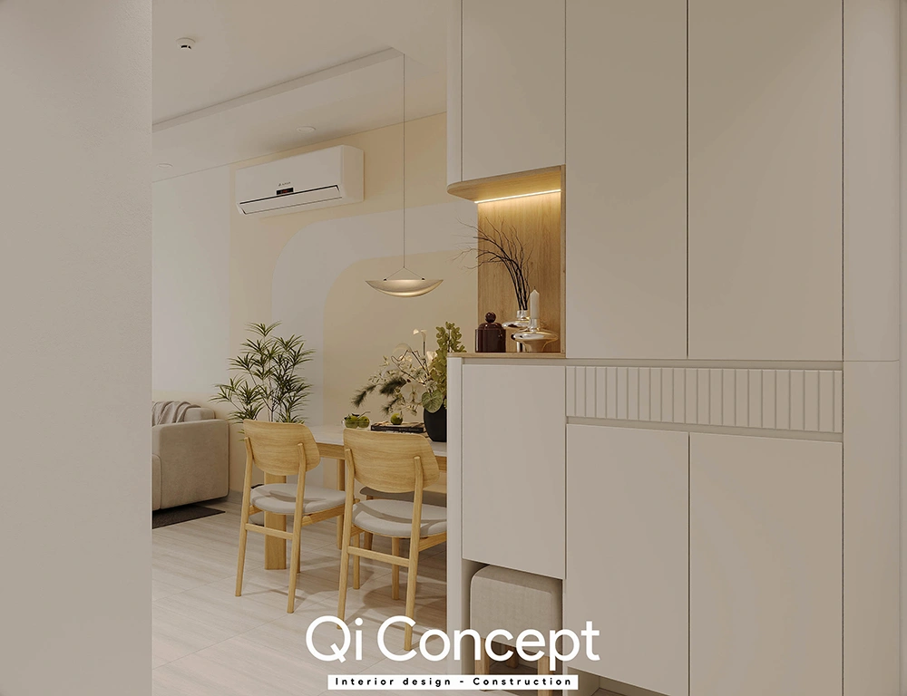 Tủ giày kịch trần thiết kế nội thất Moonlight Parkview