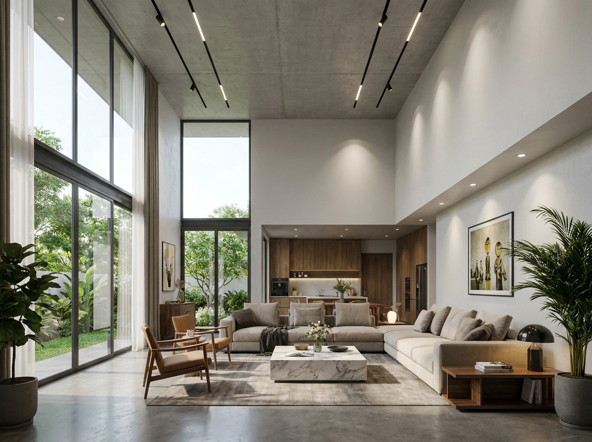 Ý tưởng bố trí phòng ăn mở trong thiết kế nội thất penthouse