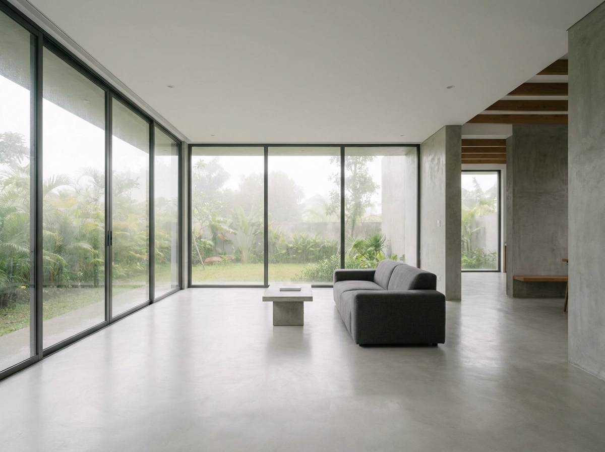 Không gian Wabi-sabi thanh tịnh khi thiết kế nội thất penthouse
