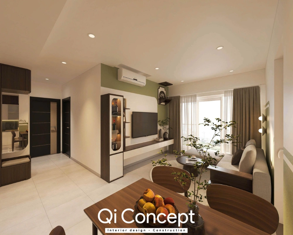 Góc nhìn từ bàn ăn căn hộ Xi Grand Court