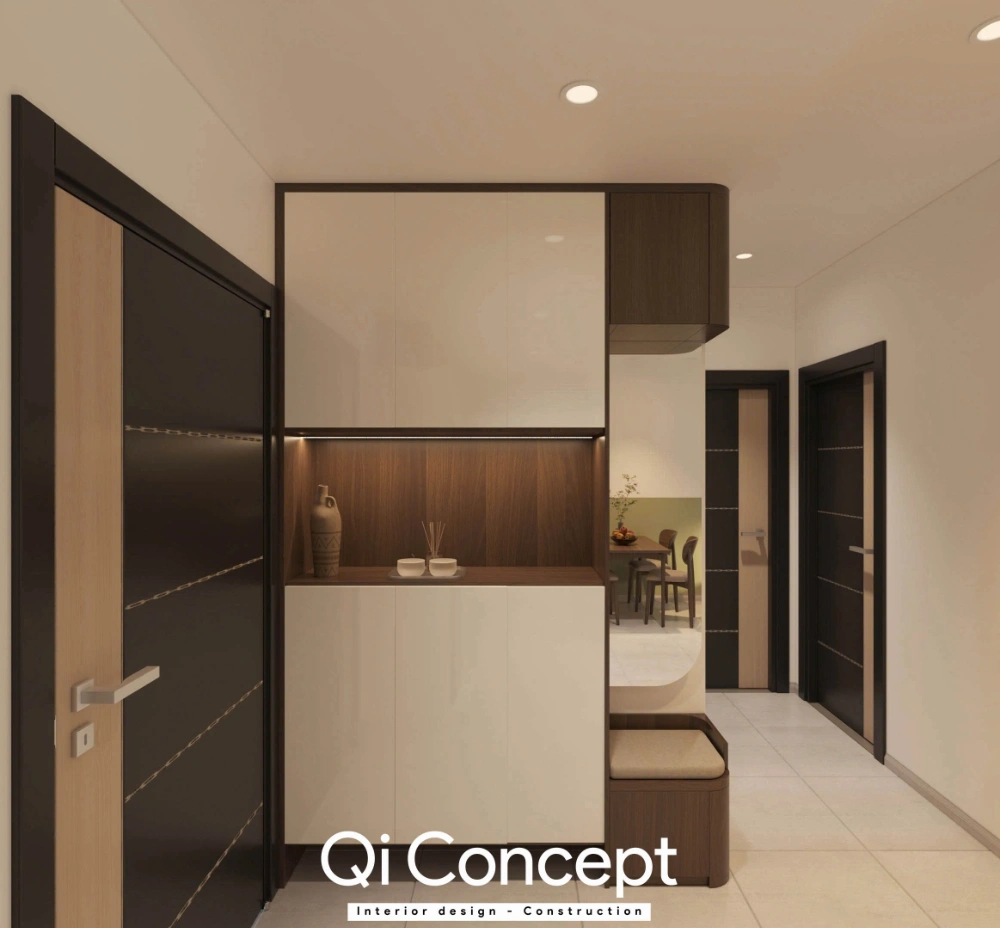 Hệ tủ giày kịch trần chung cư Xi Grand Court