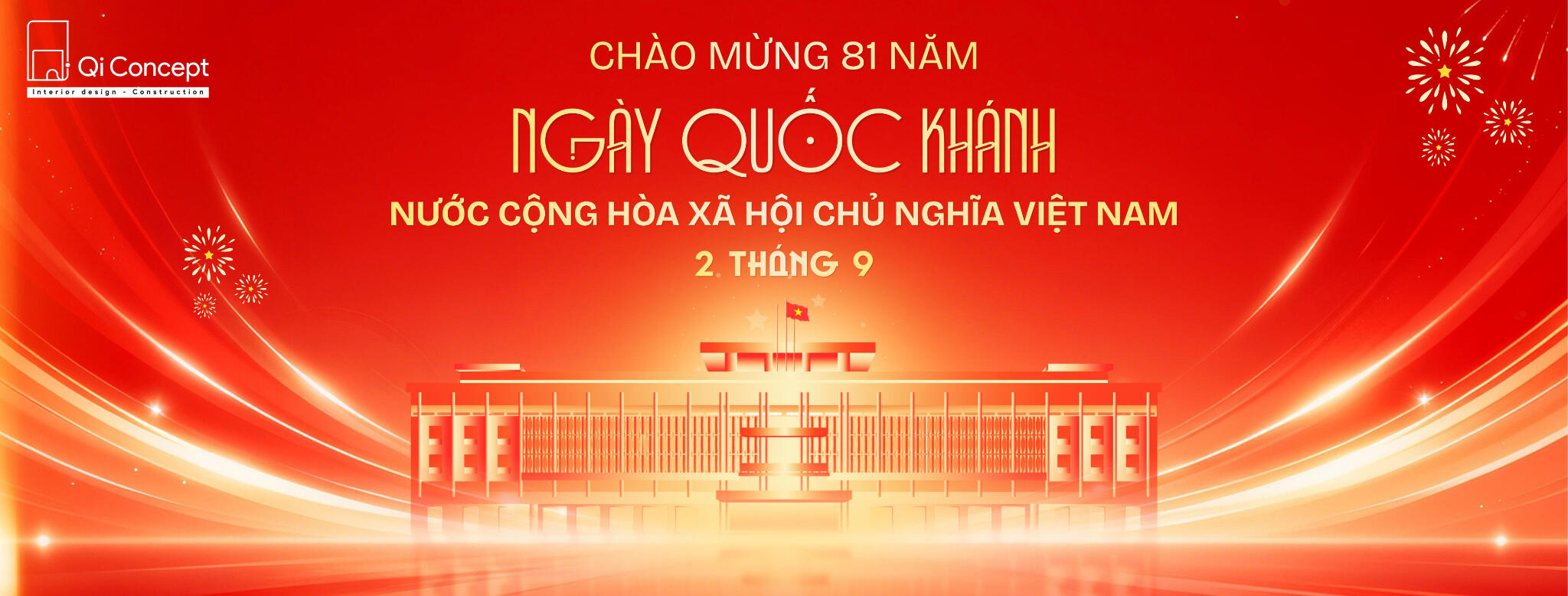 Banner chào mừng Quốc khánh