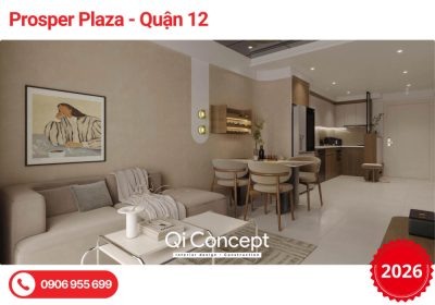 Thiết Kế Nội Thất Prosper Plaza 70m2 Hiện Đại Tối Giản