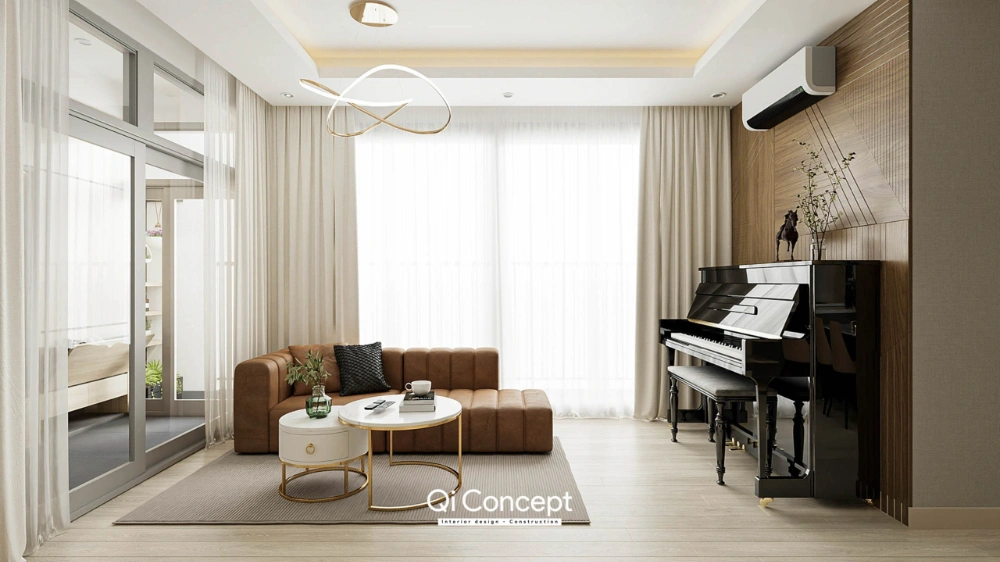 Thiết kế phòng khách Star Hill đón ánh sáng tự nhiên