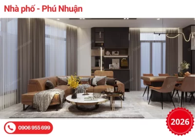 Mẫu Thiết Kế Nội Thất Nhà Phố Phú Nhuận Theo Hướng Hiện Đại